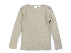 Name It pure cashmere melange glitter top
